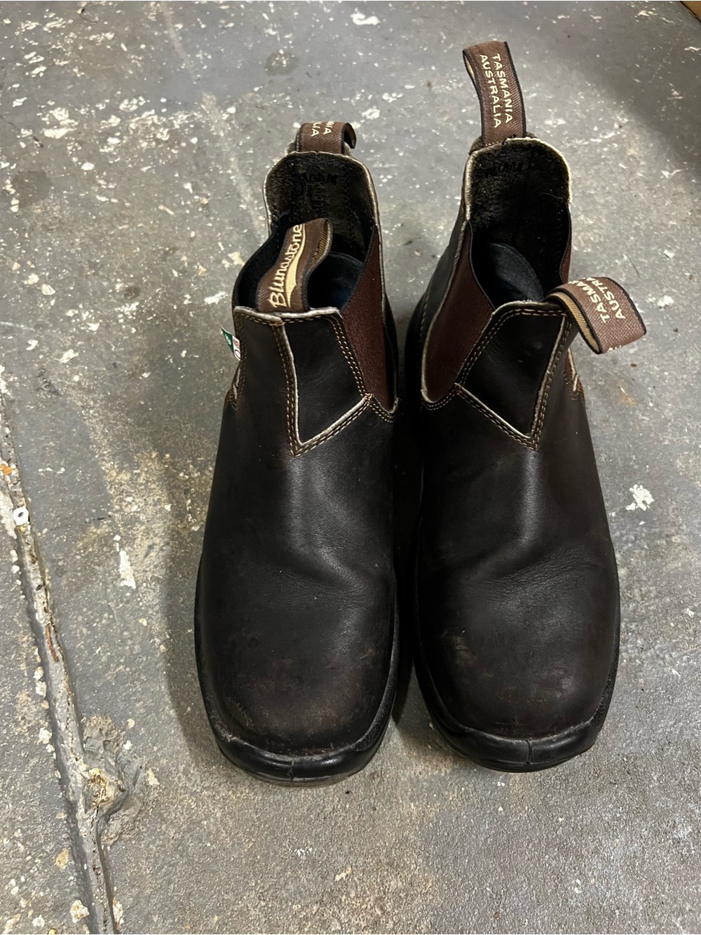 Blundstone Men's Chukka Boots - Black with Brown Elastic